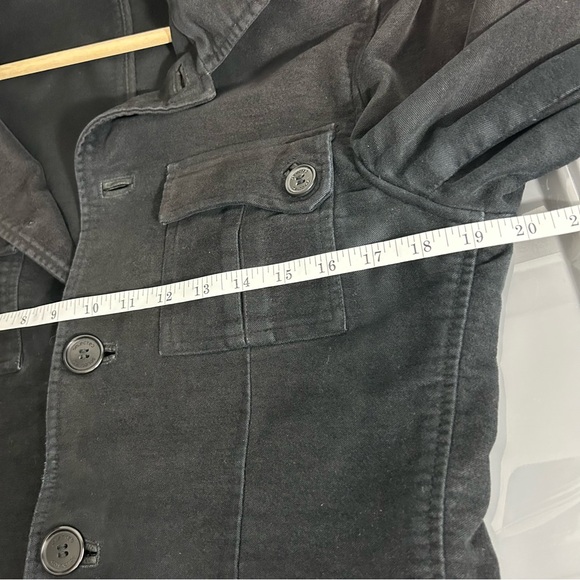 Selected Antique Moleskin Blazer Jacket Black Size 48 - Picture 12 of 16